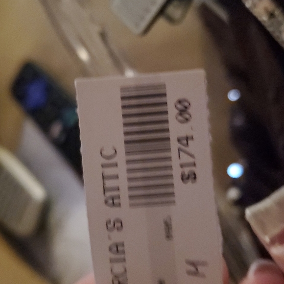 NWT Brown Silk Central Park West skirt beaded size medium pleated MSP 175 - Picture 8 of 8